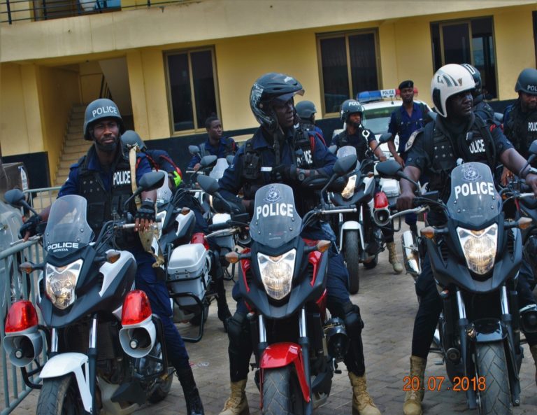 Accra Police Gets 15 Motorbikes Ghana Police Service